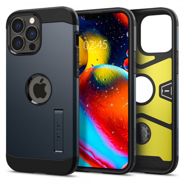 Spigen iPhone 13 Pro Skal Tough Armor Navy Blue