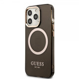 Guess iPhone 13 Pro Skal Translucent MagSafe Svart