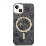 Guess iPhone 13 Skal 4G Pattern MagSafe Svart
