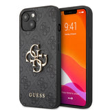 Guess iPhone 13 Skal Big Logo Grå