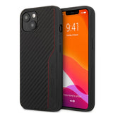 AMG iPhone 13 Skal Carbon Effect Stitching Svart