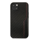 AMG iPhone 13 Skal Carbon Effect Stitching Svart