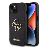 Guess iPhone 13 Skal Fixed Glitter Svart