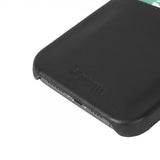 Krusell iPhone 13 Skal Leather CardCover Vintage Black