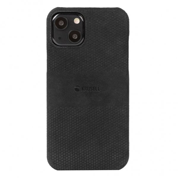 Krusell iPhone 13 Skal Leather Cover Svart