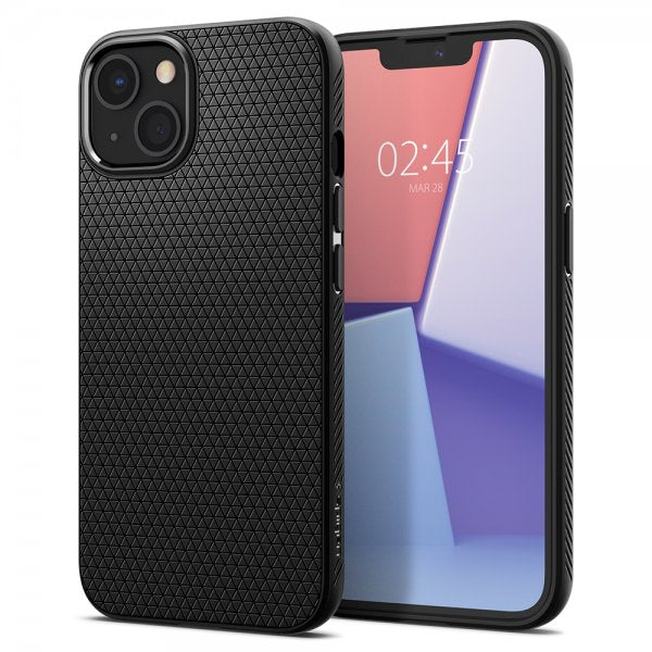 Spigen iPhone 13 Skal Liquid Air Matte Black