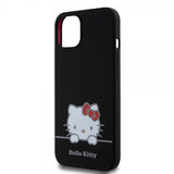 Hello Kitty iPhone 13 Skal Liquid Silicone Svart