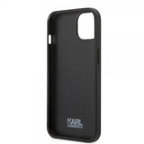 Karl Lagerfeld iPhone 13 Skal Monogram Iconic Patch Röd