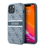 Guess iPhone 13 Skal Printed Stripe Blå