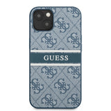 Guess iPhone 13 Skal Printed Stripe Blå