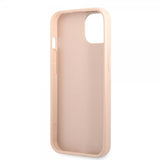 Guess iPhone 13 Skal Printed Stripe Bottom Rosa