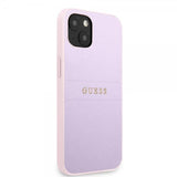 Guess iPhone 13 Skal Saffiano Metal Logo Lila