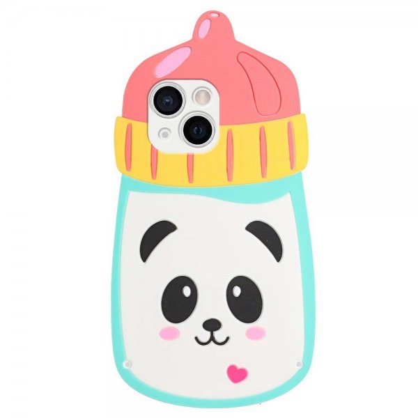 iPhone 13 Skal Silikon 3D Panda