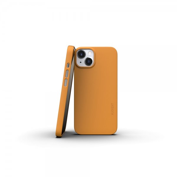 Nudient iPhone 13 Skal Thin Case V3 MagSafe Saffron Yellow