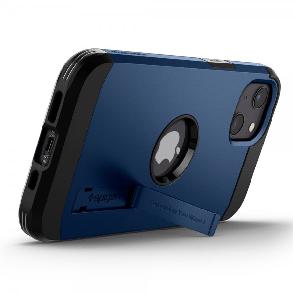 Spigen iPhone 13 Skal Tough Armor Navy Blue