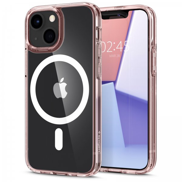 Spigen iPhone 13 Skal Ultra Hybrid Mag Rose Crystal
