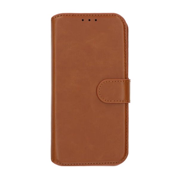 Rvelon iPhone 13/iPhone 14 Fodral Magnetiskt Avtagbart Skal Brun