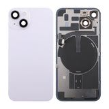 iPhone 14 Baksida Glas Komplett - Lila