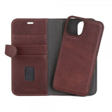 Buffalo iPhone 13/14/15 Fodral 2-in-1 Detachable Wallet Brun