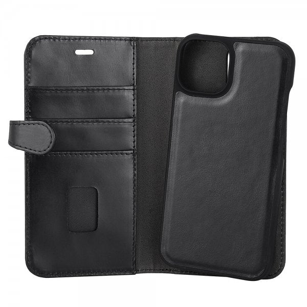 Buffalo iPhone 13/14/15 Fodral 2-in-1 Detachable Wallet Svart