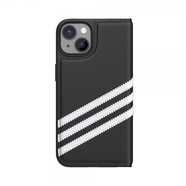 Adidas iPhone 14 Fodral 3 Stripes Booklet Case Svart Vit