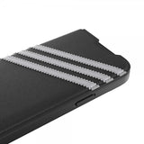 Adidas iPhone 14 Fodral 3 Stripes Booklet Case Svart Vit
