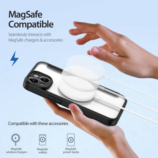 Dux Ducis iPhone 14 Fodral Skin X Pro Series MagSafe Svart