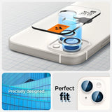 Spigen iPhone 14/iPhone 14 Plus Kameraskydd GLAS.tR EZ Fit Optik Pro Starlight 2-pack