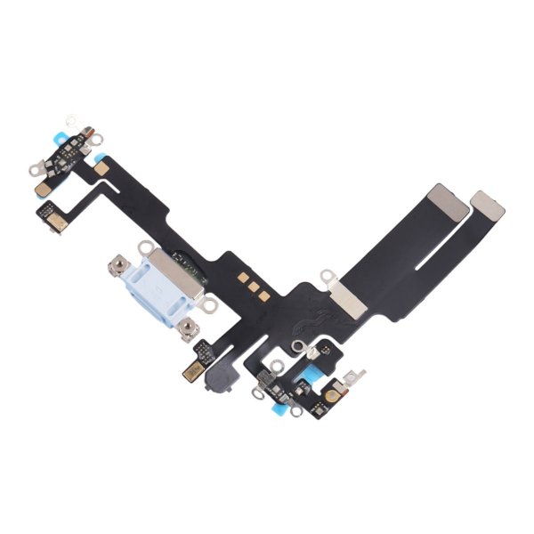 iPhone 14 Laddkontakt med Flexkabel Original - Blå