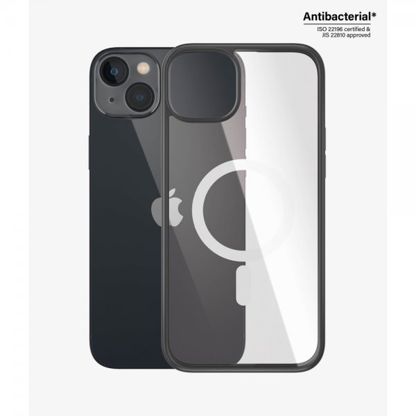 PanzerGlass iPhone 14 Plus Skal ClearCase Black Edition MagSafe