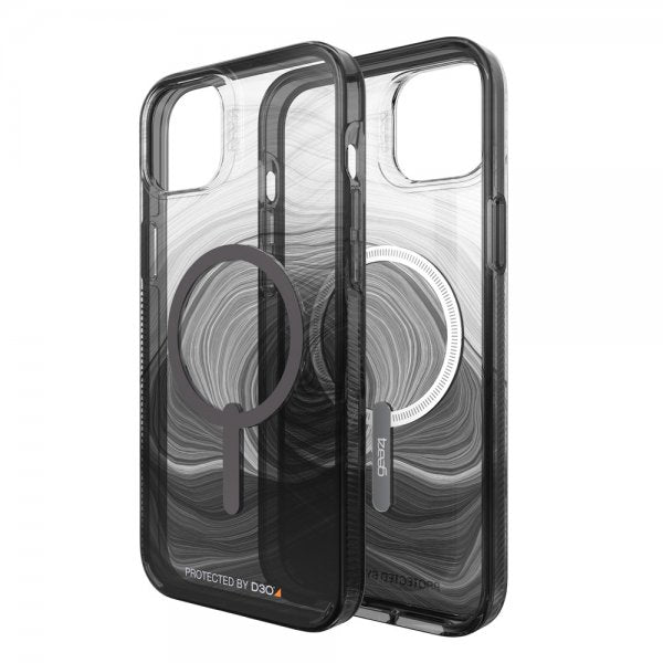 Gear4 iPhone 14 Plus Skal Milan Snap Black Swirl