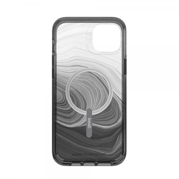 Gear4 iPhone 14 Plus Skal Milan Snap Black Swirl