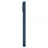 Spigen iPhone 14 Plus Skal Silicone Fit MagFit Navy Blue