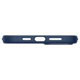 Spigen iPhone 14 Plus Skal Silicone Fit MagFit Navy Blue