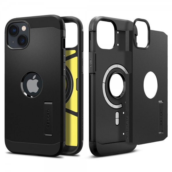 Spigen iPhone 14 Plus Skal Tough Armor MagFit Svart
