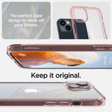 Spigen iPhone 14 Plus Skal Ultra Hybrid Rose Crystal