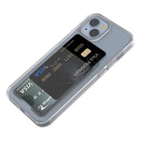 Rvelon iPhone 14 Skal Korthållare Transparent