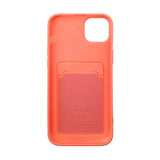 iPhone 14 Skal Korthållare Orange