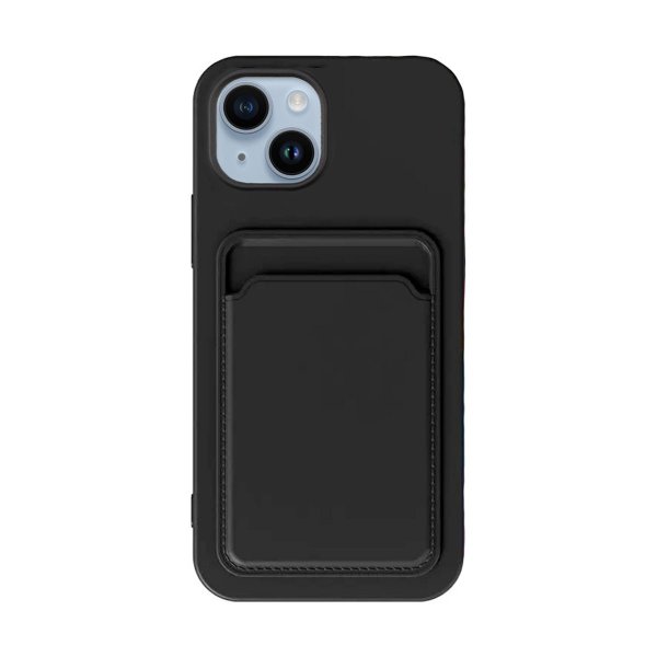 iPhone 14 Skal Korthållare Svart
