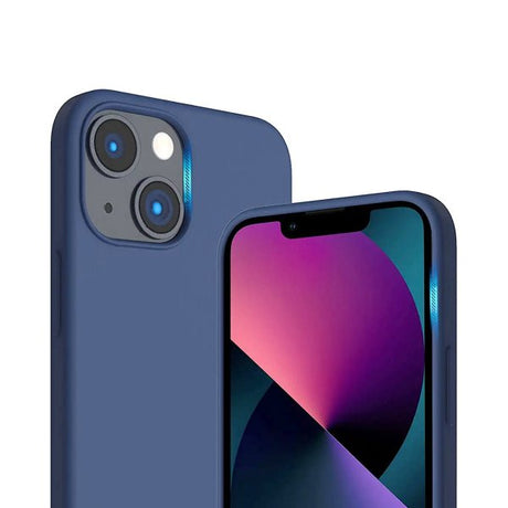 Rvelon iPhone 14 Skal Silikon Blå