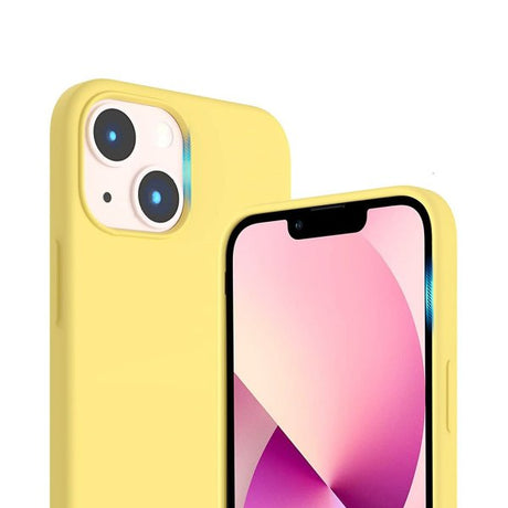 Rvelon iPhone 14 Skal Silikon Gul