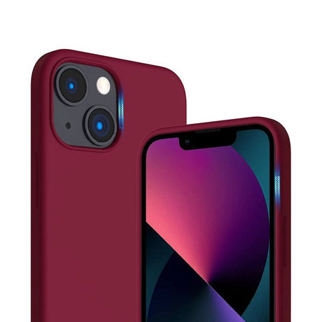 Rvelon iPhone 14 Skal Silikon Röd