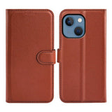 iPhone 14 Fodral med Stativ Brun