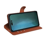 iPhone 14 Fodral med Stativ Brun
