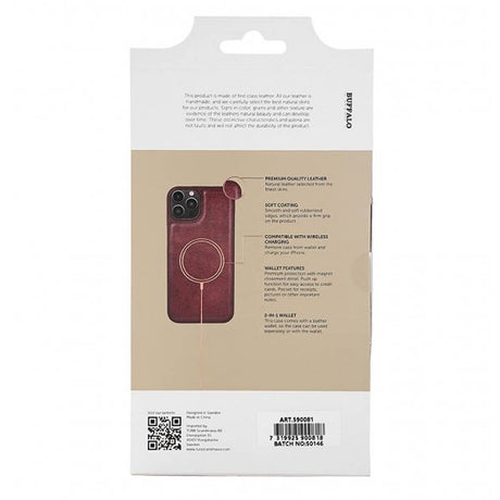 Buffalo iPhone 14 Plus Fodral 2-in-1 Detachable Wallet Brun