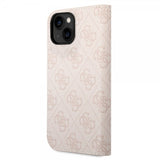 Guess iPhone 14 Plus Fodral 4G Logo Rosa