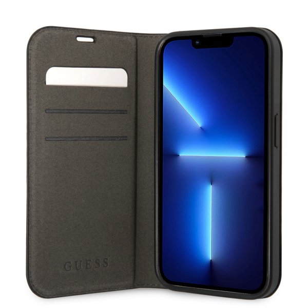 Guess iPhone 14 Plus Fodral 4G Logo Svart