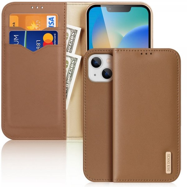 Dux Ducis iPhone 14 Plus Fodral Hivo Series Brun