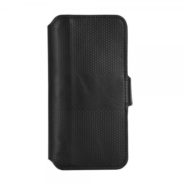 Krusell iPhone 14 Plus Fodral Leather PhoneWallet Svart