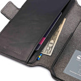 Krusell iPhone 14 Plus Fodral Leather PhoneWallet Svart